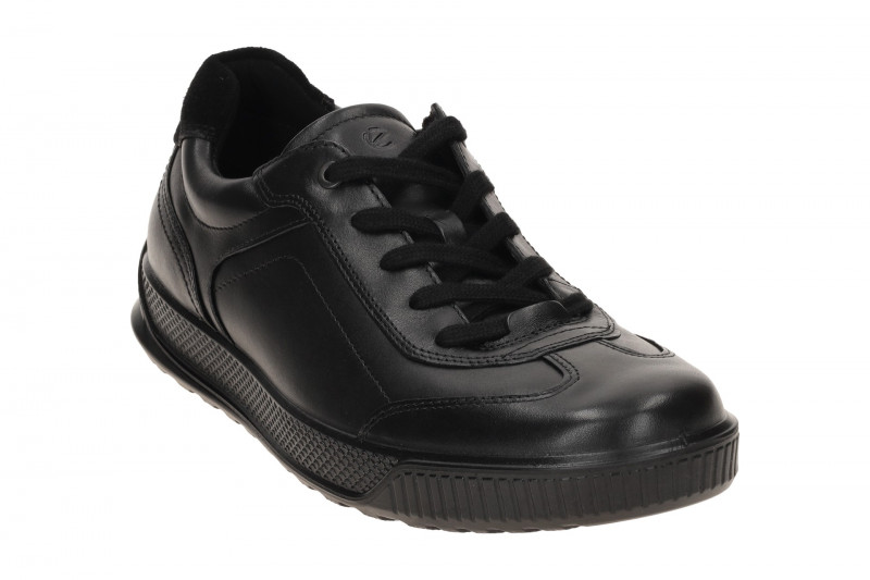 Ecco Byway Schuhe schwarz uni Glattleder 501684