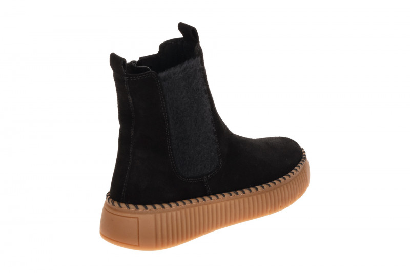 Gabor Stiefel schwarz braun Velour Plateau Boots 8014.01.005