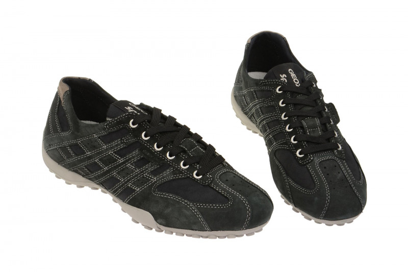 Geox Snake Schuhe schwarz matt U6207D