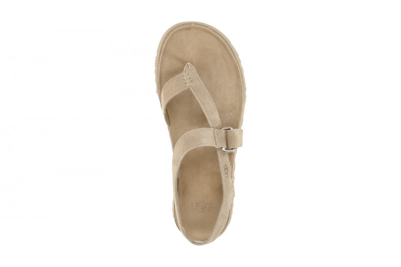 UGG Goldengaze Toe Post Zehentrenner Sandale beige 1175134