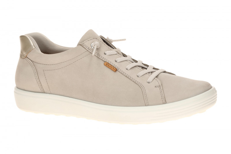 Ecco Soft 7 Schuhe Slipper grau Easy Slip Gummizug 490583
