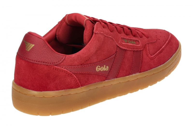 Gola Hawk Suede Schuhe Sneakers rot Damen CLB571