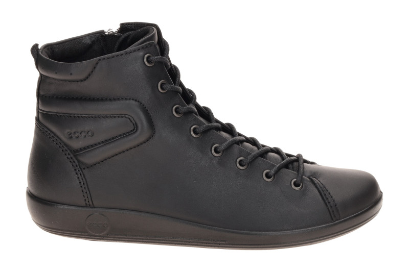 Ecco Soft 2 Stiefeletten Schuhe schwarz Sneaker High Cut 207513