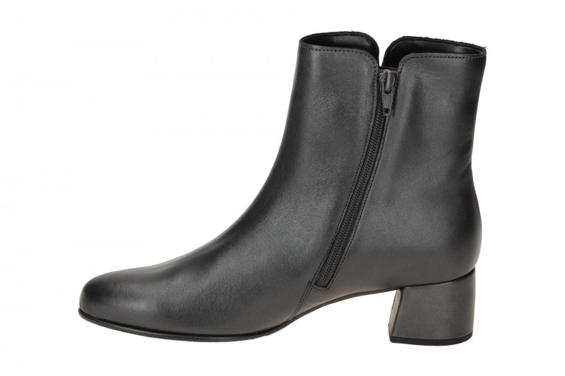 Gabor Stiefelette altsilber dunkelgrau Glattleder 55.680.69