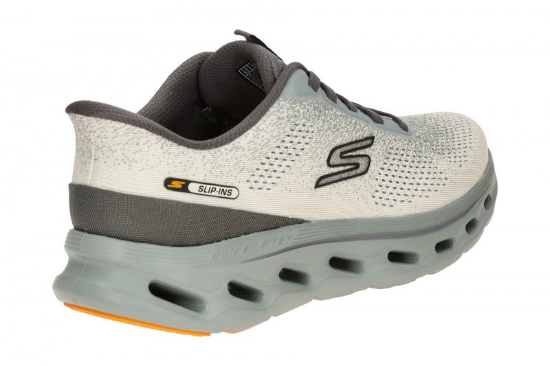 Skechers Go Walk Schuhe Slipper beige grün Slip Ins 217017