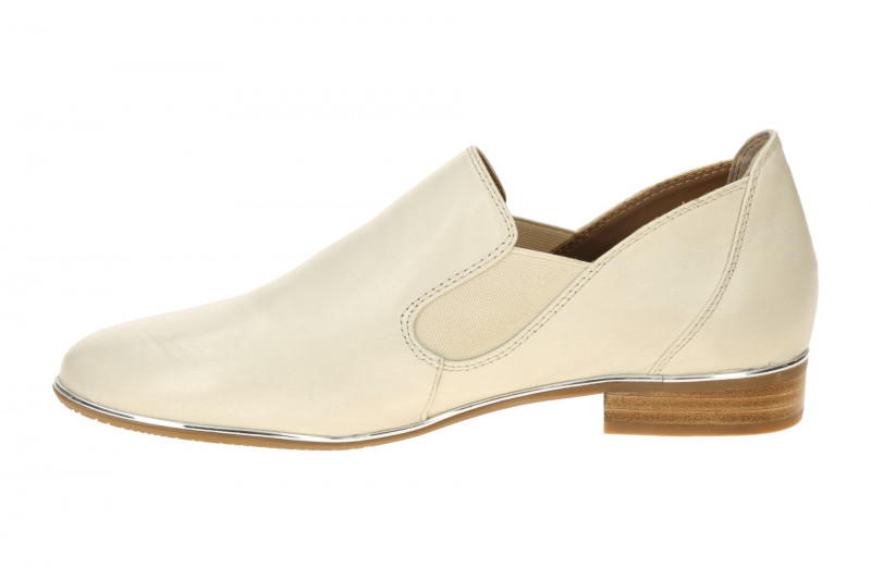 Everybody Alisia Slipper Schuhe beige silber Rahmen