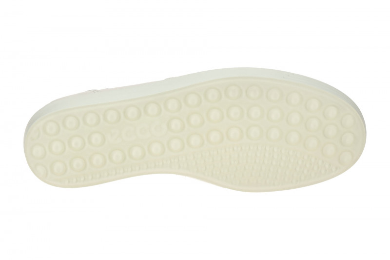 Ecco Soft 7 Slipper Schuhe weiß offwhite Damen 470853