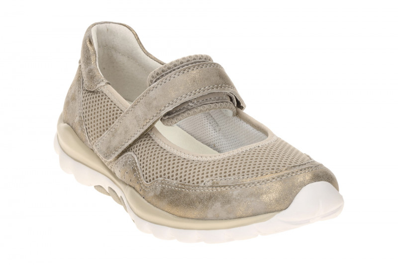 Gabor RollingSoft Schuhe Mary-Jane grau gold 86.961.95