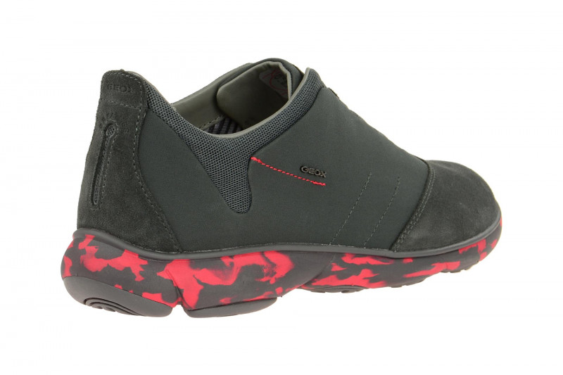 Geox Nebula Schuhe grau rot Flecktarn