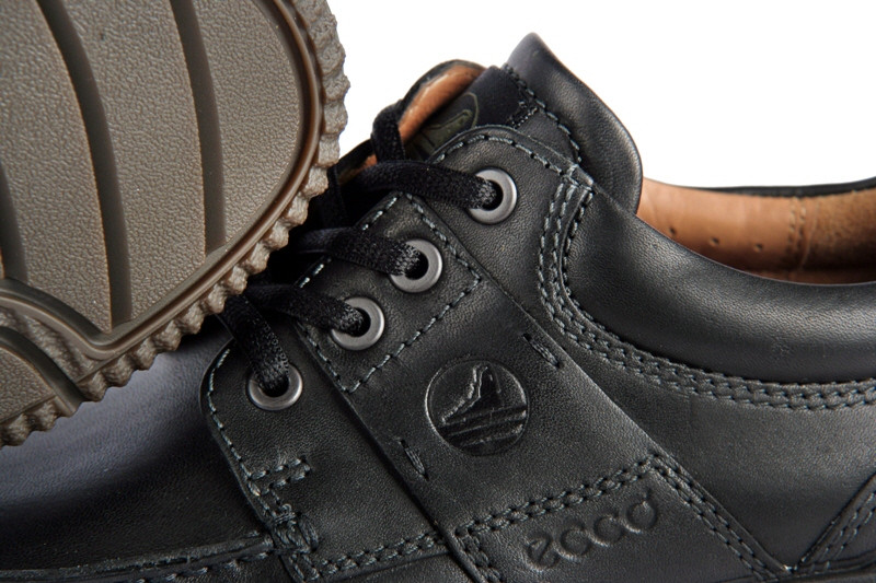 Ecco Walker 2.0 Lace Schuhe in schwarz Mokassin