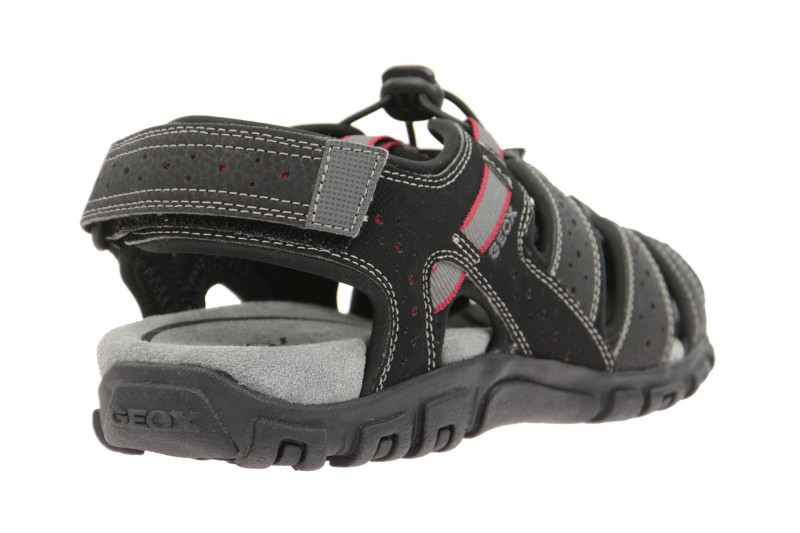 Geox Strada Sandale schwarz U6224B