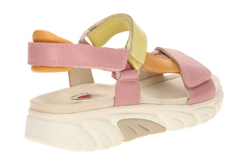 Gabor RollingSoft Sandale pink orange gelb 86.833.59
