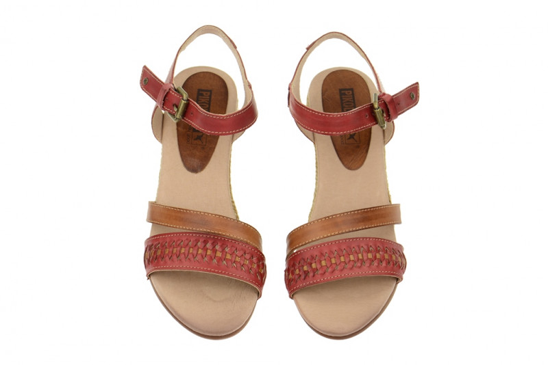 Pikolinos Keil Sandalette - Cullera sandia rot - 976-8111