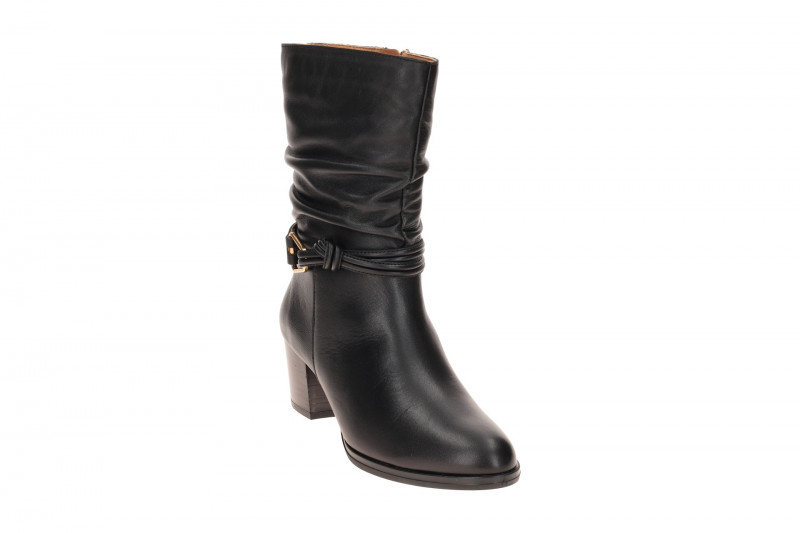 Pikolinos Zamora Stiefel schwarz gerafft W0E-9787