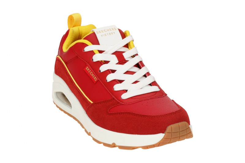 Skechers Uno Schuhe rot Herren Sneakers Victory 183913