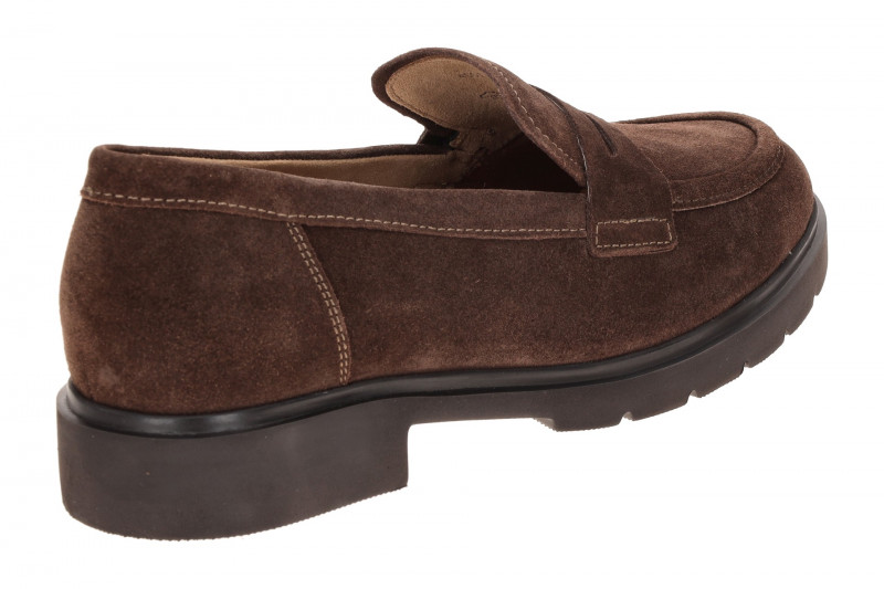 Gabor Schuhe Slipper braun Velour Mokassin Loafer 4001.01.003