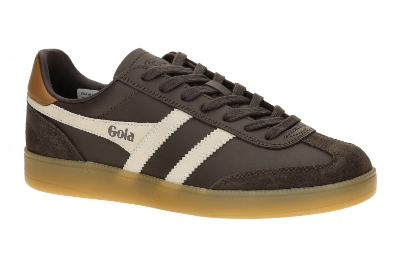 Gola Viper Schuhe Sneakers braun weiß Herren CMB744