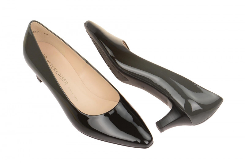 Peter Kaiser Eileen Pumps schwarz grau Lack
