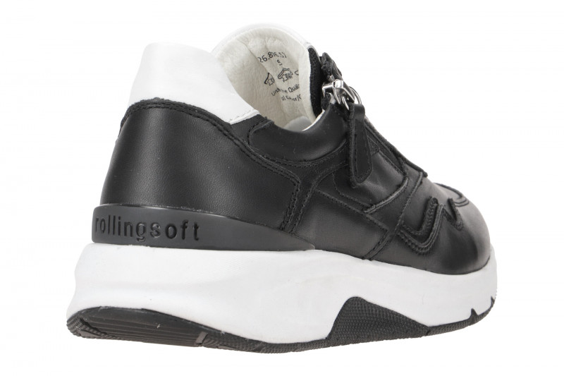 Gabor RollingSoft Schuhe schwarz weiß 46.896.57