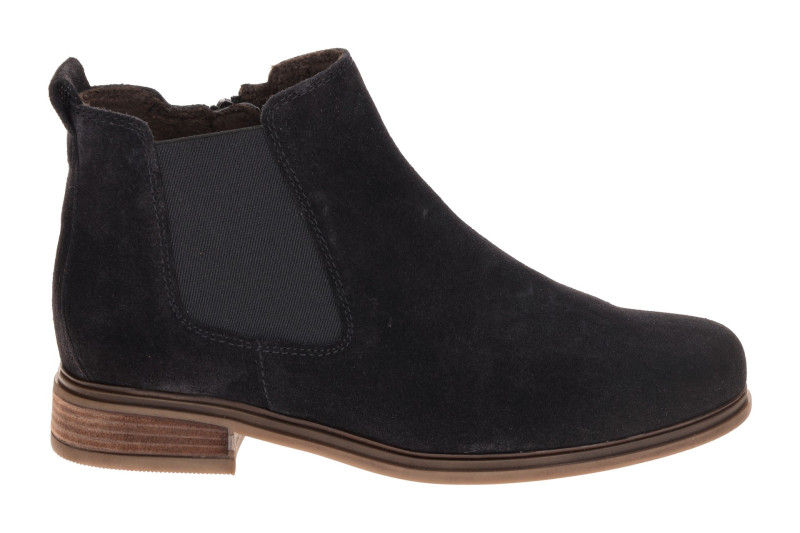 Gabor Stiefelette blau Velour 8040.03.005