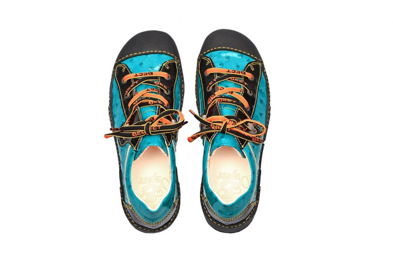 Eject Puzzle Schuhe blau Lack 15623.1
