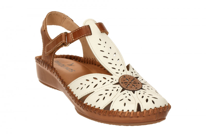 Pikolinos Vallarta Sandale weiß Blüte 655-0841C1