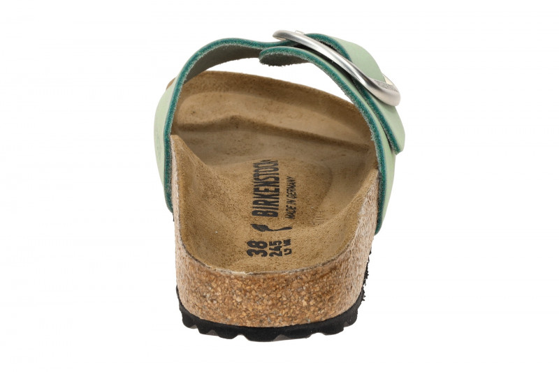 Birkenstock Madrid Big Buckle Pantolette grün Schmal 1029293