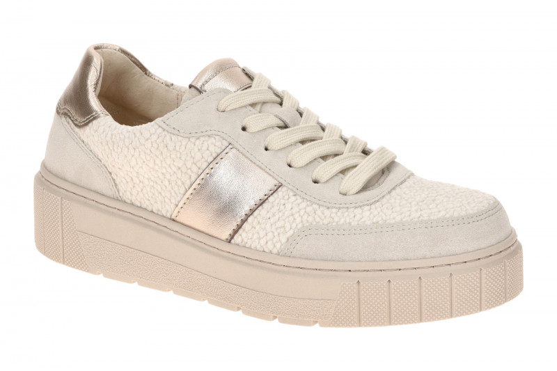 Gabor Sneaker Schuhe beige offwhite Wolle 6017.02.003