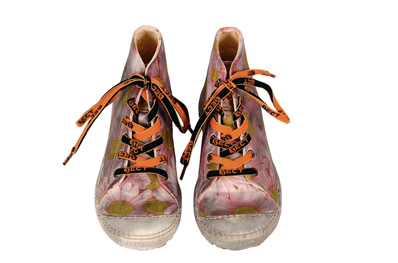 Eject Dass Schuhe Gänseblümchen rosa pink E-11208/6