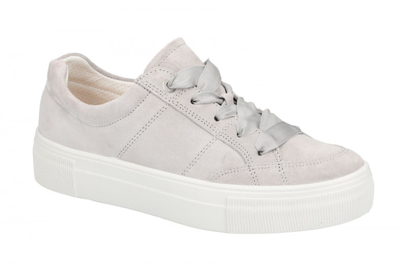 Legero Lima Plateau Schuhe grau Velour 4-00910-25