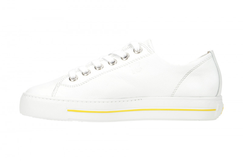Paul Green Sneaker Schuhe weiß gelb 4960