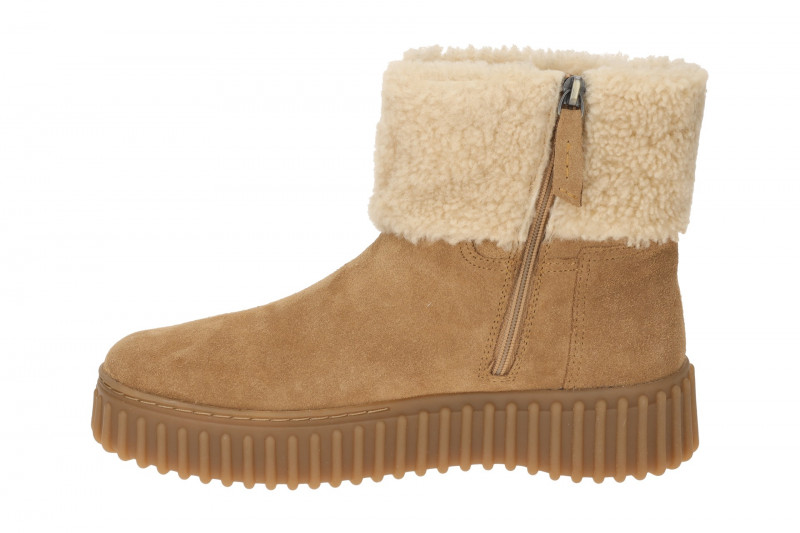 Clarks Torhill Turn Winter Stiefelette braun tan Plateau 26179563