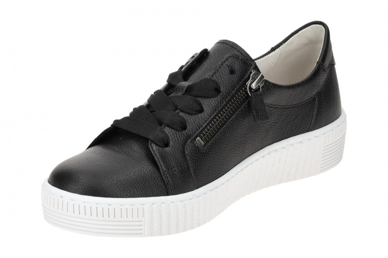 Gabor Schuhe Sneakers schwarz weiß 83.334.27