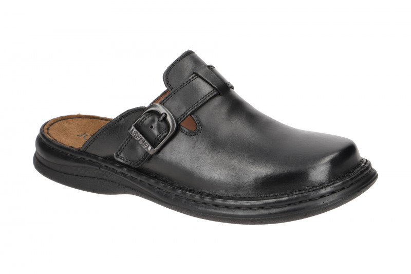 Josef Seibel Madrid Pantoletten Clogs schwarz
