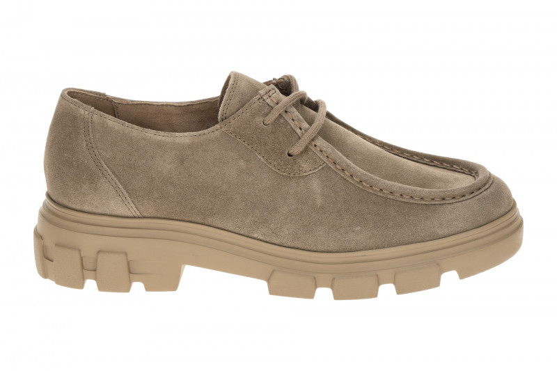 Paul Green Schuhe grau antelope Mokassin Loafer 1183