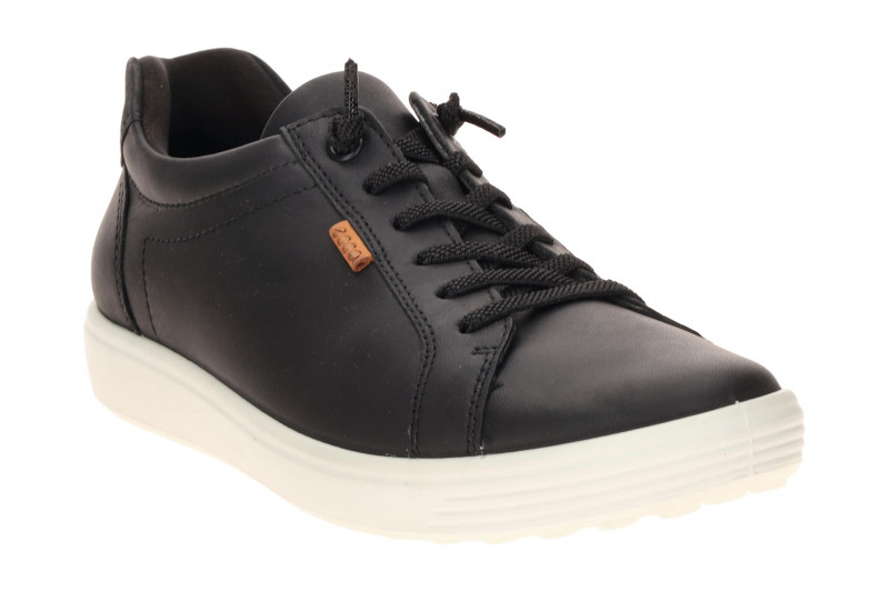 Ecco Soft 7 Schuhe Slipper schwarz Easy Slip Gummizug 490583