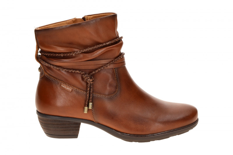 Pikolinos Utiel Stiefelette braun Flecht-Band W7P-8500