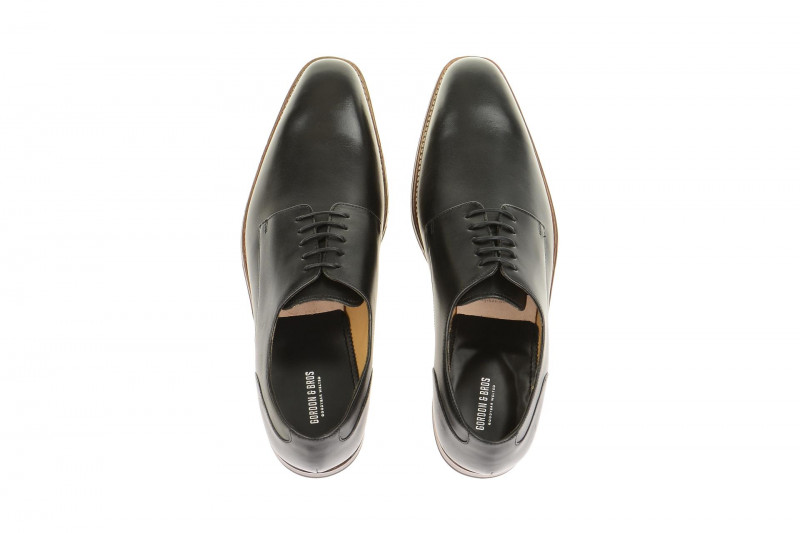 Gordon & Bros Schuhe Milan schwarz Rahmengenäht 4374-F