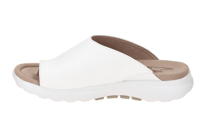 Gabor RollingSoft Pantolette weiß Glattleder 86.812.60