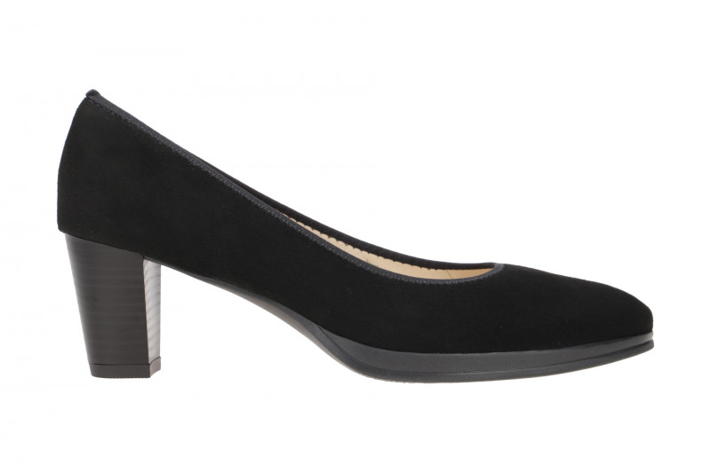 ARA Orly Damen Pumps schwarz Samtvelour 12-13436