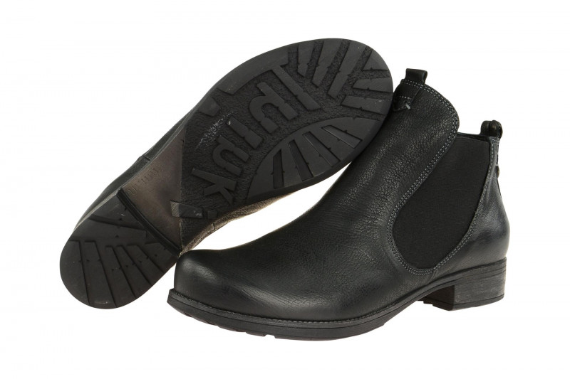 Think Denk Chelsea Stiefeletten schwarz capra