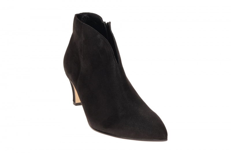 Gabor Stiefelette schwarz V-Schnitt High-Heels 8017.01.006