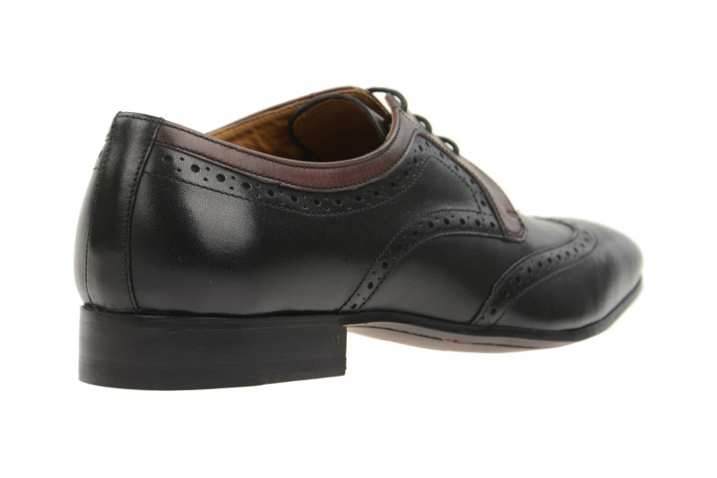 Gordon & Bros Schuhe Lorenzo schwarz bordo 623048