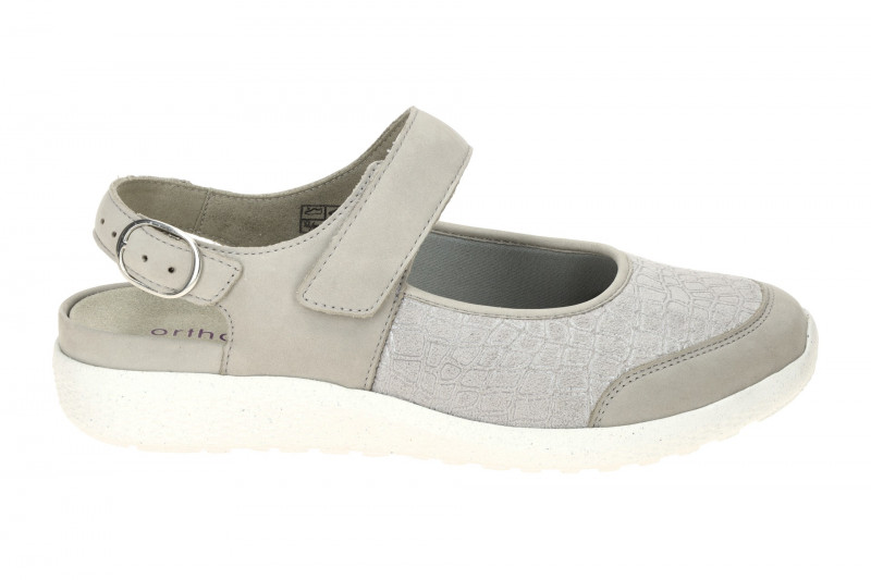 Waldläufer Ira Sandale Schuhe grau stein OrthoTritt M-Weite 815M33