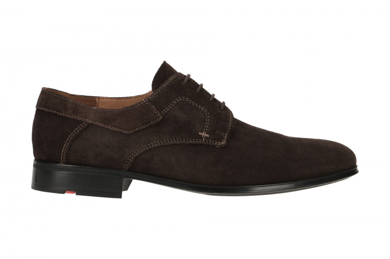 Lloyd Laro Schuhe dunkelbraun Velour 20-557-27