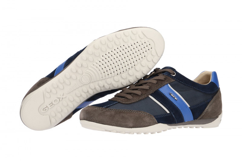Geox Wells Schuhe blau grau U52T5C