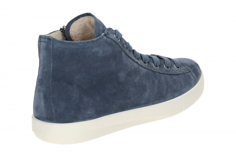 Legero Silence Schuhe Mid-Sneaker blau Velour 436