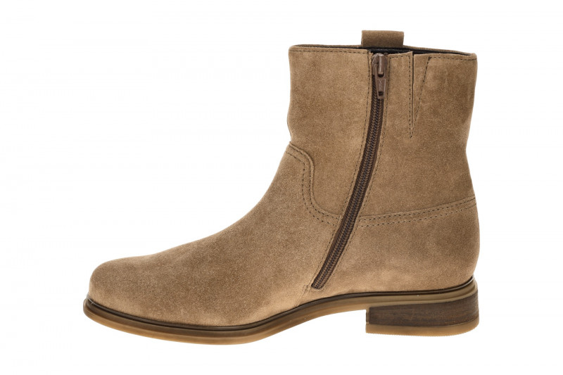 Gabor Comfort klassische Stiefelette braun nut Velour 72.790.34