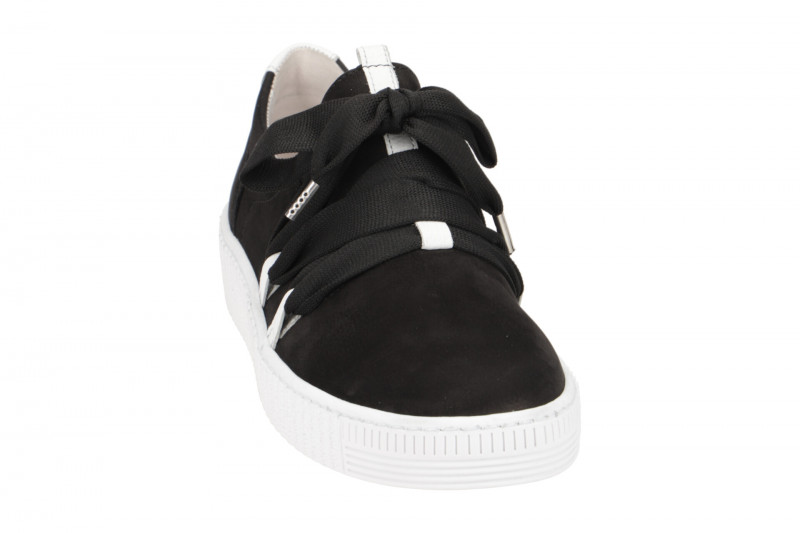 Gabor Schuhe schwarz Nubuck Slipper 83.333.17