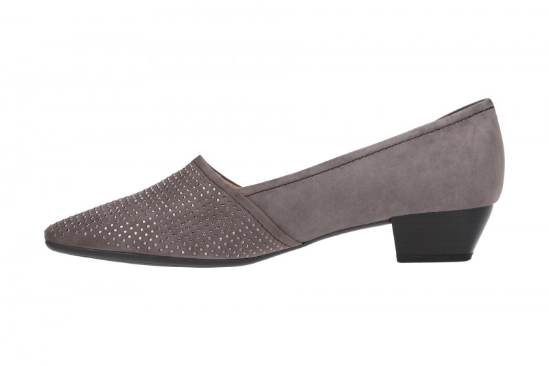 Gabor Pumps grau Samt 25.134.19